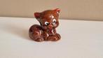Prachtig Vintage Katten Poes Beeldje Redware Made in Japan, Verzenden, Gebruikt, Dier