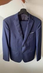 Donkerblauw pak WE slim fit maat 44, Kleding | Heren, Kostuums en Colberts, Ophalen of Verzenden, Zo goed als nieuw, Blauw