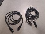 2 stuks Neutrik / PD Connex XLR male naar female kabel, Ophalen, Zo goed als nieuw, Apparatuur
