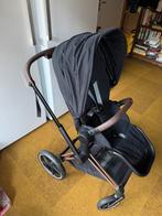Cybex priam 2 rose gold frame, sepia black., Kinderen en Baby's, Buggy's, Ophalen, Zo goed als nieuw, Overige merken, Verstelbare rugleuning
