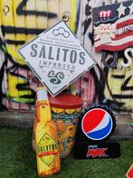 Reclame Bord Plaat Pepsi en Salitos Pub Cafe, Ophalen of Verzenden, Zo goed als nieuw, Reclamebord