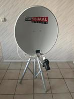 Schotelantenne op standaard weinig gebruikt. Canal Digitaal, Audio, Tv en Foto, Schotelantennes, Ophalen, Zo goed als nieuw, Overige merken