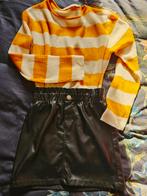 H&M trui geel gestreept mt 146/152 zgan, Meisje, Trui of Vest, H&M, Ophalen of Verzenden