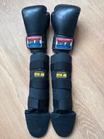 Bokshandschoenen 14OZ & Scheenbeschermers S, Gebruikt, Overige, Vechtsportbescherming, Ophalen of Verzenden