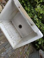 Wasbak, rechthoekig., Doe-het-zelf en Verbouw, Sanitair, Ophalen, Gebruikt, Steen, Wastafel