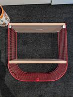 Wandrekje Ikea rood met hout, Huis en Inrichting, Ophalen, Zo goed als nieuw