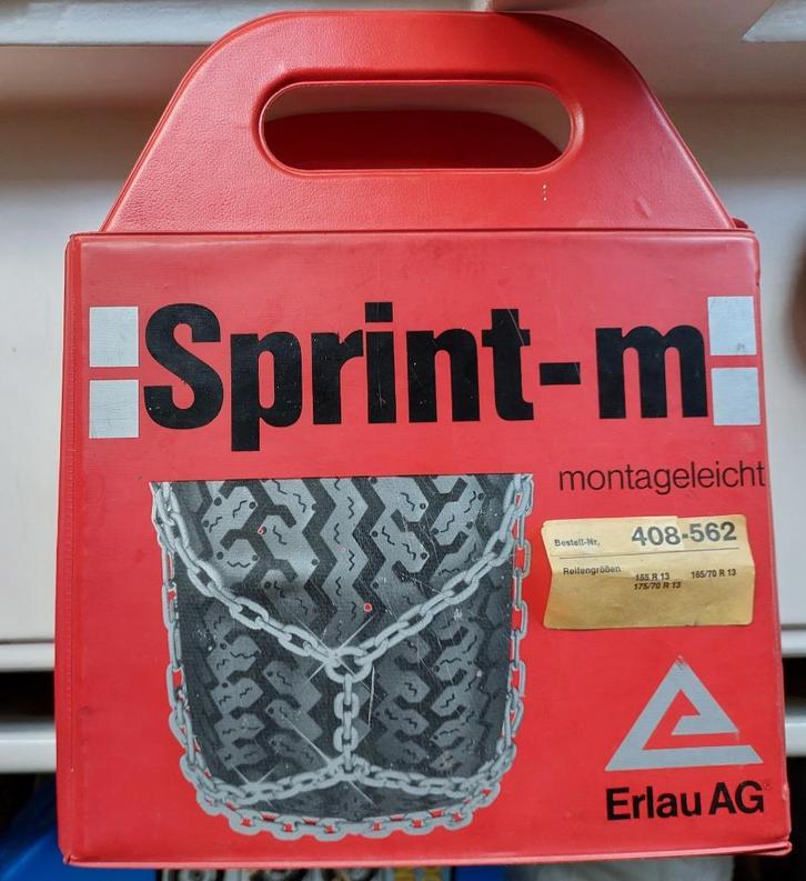 Erlau Sprint-M sneeuwkettingen, Auto diversen, Sneeuwkettingen, Gebruikt, Ophalen of Verzenden