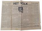 nederlandse ww2 krant in gebruikte staat het volk  "22-12-19, Ophalen of Verzenden, Landmacht, Nederland
