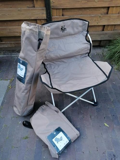 2x Vouwstoel Campingstoel 2.4 kg Lichtgewicht Wildebeast, Caravans en Kamperen, Kampeermeubelen, Zo goed als nieuw, Campingstoel