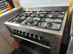 Pelgrim 6 pits gasfornuis (oven defect), Witgoed en Apparatuur, 60 cm of meer, 5 kookzones of meer, Hete lucht, Vrijstaand