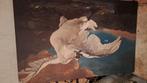 Heel groot  schilderij, Antiek en Kunst, Kunst | Schilderijen | Klassiek, Ophalen