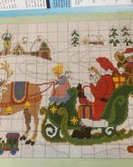 BORDUURBLADEN KERST THEMA'S 2 X, Hobby en Vrije tijd, Verzenden, Zo goed als nieuw, Handborduren, Patroon