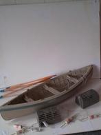 Prachtig nagemaakte vissersboot met Fuiken, Hobby en Vrije tijd, Modelbouw | Boten en Schepen, Ophalen of Verzenden, Zo goed als nieuw