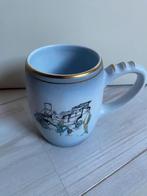 Vintage : mok/ beker Flora Plateel Gouda, Antiek en Kunst, Antiek | Servies los, Ophalen of Verzenden