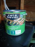 Cetabever Tuinhoutbeits Okergeel nr 1024,  ruim 2 liter, Geel, Beits, Ophalen of Verzenden, Zo goed als nieuw
