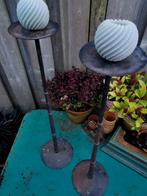 Stoere kaarsenstandaards kandelaars +-85cm hoog Miekje, Ophalen, .., Zo goed als nieuw, .