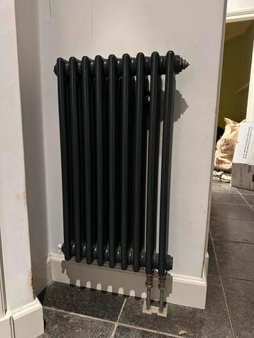 Klassieke Grijsblauwe Radiator (2 stuks) beschikbaar voor biedingen