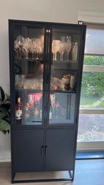 Label 51 vitrinekast, Huis en Inrichting, Kasten | Vitrinekasten, Ophalen, Met deur(en), 50 tot 100 cm, Zo goed als nieuw