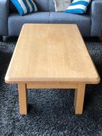 Massief eiken salin tafel met lade, Ophalen, 50 tot 100 cm, Zo goed als nieuw, Minder dan 50 cm