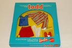 Vintage Barbie Todd kleding in verpakking Mattel 1973, Verzenden, Zo goed als nieuw, Kleertjes