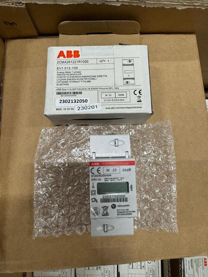 ABB Elektriciteitsmeter Energiemeter EV1 012-100, Zakelijke goederen, Partijgoederen en Retail | Partijgoederen, Overige categorieën