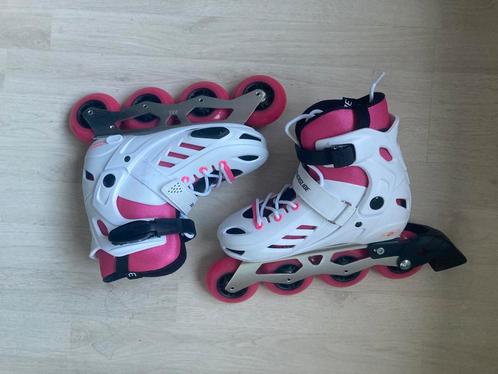 Powerslide Khaan SQD skeelers 36-38, Sport en Fitness, Skeelers, Zo goed als nieuw, Inline skates 4 wielen, Powerslide, Kinderen