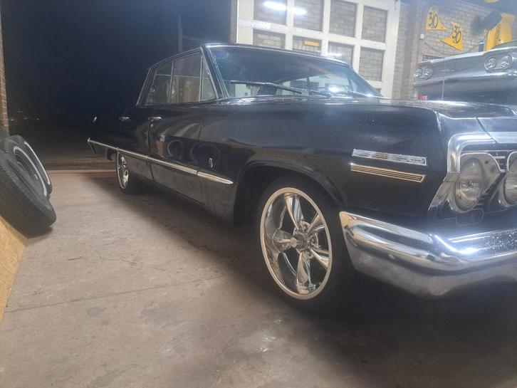 Chevrolet Impala HT 1963 Zwart, Auto's, Chevrolet, Overige modellen, Benzine, Sedan, Handgeschakeld, Geïmporteerd, Zwart, Achterwielaandrijving