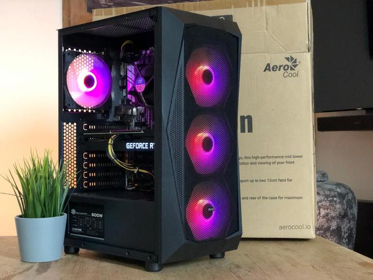 RGB Game PC -  RTX2060  - i7 9700K - 16Gb - 1.2TB -  Win 11, Computers en Software, Videokaarten, Zo goed als nieuw, Nvidia, PCI-Express 3.0