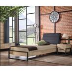 Nu voor €150 - Irony twijfelaar schuin hoofdbord - 120x200, Ophalen of Verzenden, Zo goed als nieuw, Twijfelaar, 120 cm