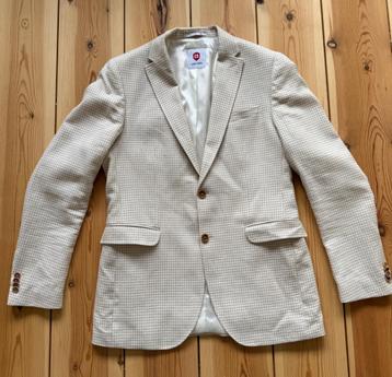 Club of Gents Colbert - Beige geruit - Maat 102 (EU 54L) beschikbaar voor biedingen