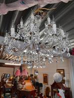 Adv 24 mooie grote kristallen kroon luchter, Huis en Inrichting, Ophalen of Verzenden, Zo goed als nieuw