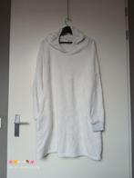 lange roomwitte fluffy trui nacht capuchon janina maat xxl, Verzenden, Wit, Maat 46/48 (XL) of groter, Zo goed als nieuw