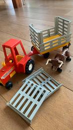 FISHER PRICE tractor + wagen, Kinderen en Baby's, Speelgoed | Fisher-Price, Ophalen of Verzenden, Gebruikt, Auto of Voertuig