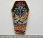 Iron Maiden limited edition coffin Powerslave patch 347, Nieuw, Kleding, Verzenden