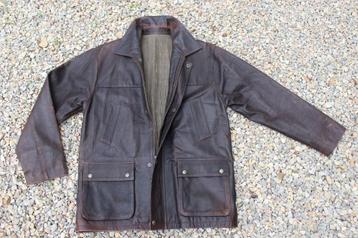 Brocante - Fraaie Vintage leren jas! beschikbaar voor biedingen