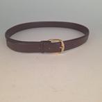 Bordeauxrode echt leren heren riem, 82cm, Kleding | Heren, Riemen en Ceinturen, Overige kleuren, Echt leder, Minder dan 95 cm
