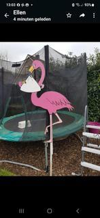 Te koop geboortebord Flamingo H.1.20m B.0.75, Zo goed als nieuw, Ophalen