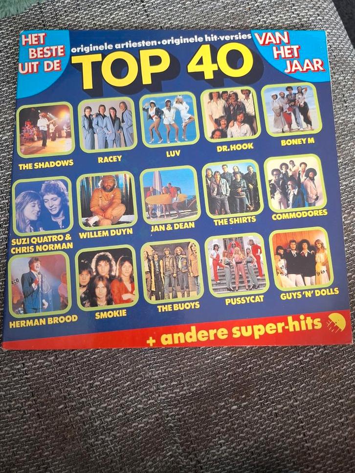 Top 40 Van Het Jaar LP - Originele Hits, Cd's en Dvd's, Vinyl | Verzamelalbums, Gebruikt, Pop, Ophalen of Verzenden