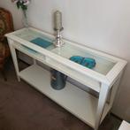 Ikea Hennes Side table, Huis en Inrichting, Tafels | Sidetables, Glas, 25 tot 50 cm, Rechthoekig, Ophalen