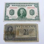 2,5 Gulden munt biljetten Wilhelmina Juliana, Postzegels en Munten, Bankbiljetten | Nederland, Los biljet, 2½ gulden, Ophalen of Verzenden