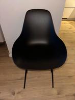 Set van 4 zwarte kuipstoelen - nette staat, Ophalen, Kunststof, Zwart, Zo goed als nieuw