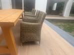 5x Wicker tuinstoelen incl. kussentjes, Ophalen, Zo goed als nieuw, Wicker