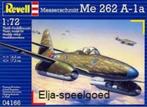 Modelbouw Revell 1:72 Messerschmitt Me262 A.1a  4166, Nieuw, Revell, Ophalen of Verzenden, Vliegtuig