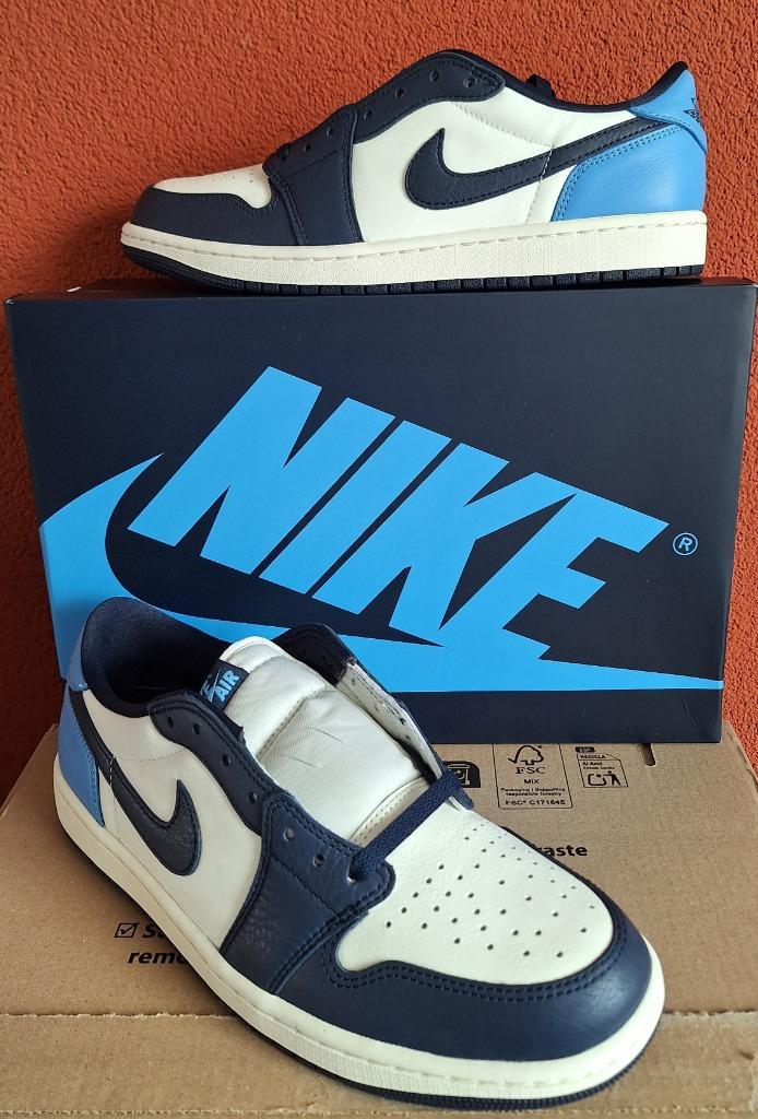 AIR JORDAN 1 LOW "OBSIDIAN" (2025) - maat 44½ - nieuw!, Kleding | Heren, Schoenen, Nieuw, Sneakers of Gympen, Blauw, Ophalen of Verzenden