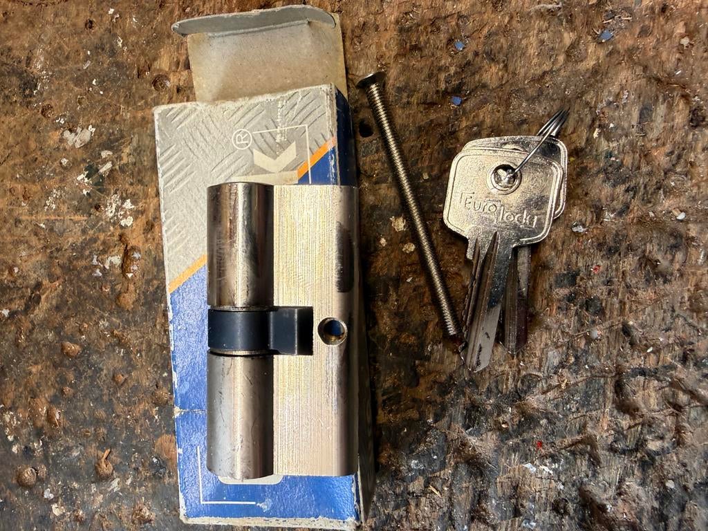Eurolock cilinderslot 30/30 nieuw, Ophalen of Verzenden, Nieuw, Rvs, Slot
