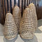 Bamboe Hanglamp Bali Lamp – Nieuw Model - Rotan Riet, Ophalen of Verzenden, Nieuw, Hout, Minder dan 50 cm
