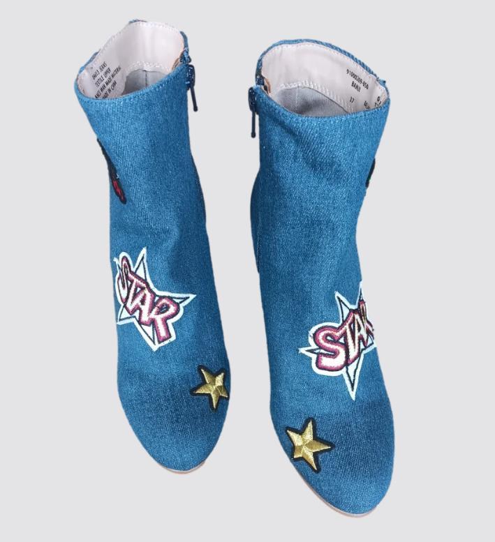 Steve Madden – dames – enkellaarsjes – jeansblauw – maat 37, Kleding | Dames, Schoenen, Zo goed als nieuw, Lage of Enkellaarzen