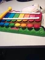Xylofoon met koe van fisher price van 1950, Verzenden, Gebruikt, Duw- of Trekspeelgoed, Met geluid