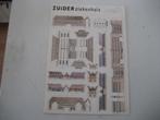 zuiderziekenhuis rotterdam bouwplaat, Ophalen of Verzenden, 1960 tot 1980, Ongelopen, Zuid-Holland