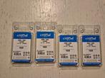 4 stuks Crucial CT16G4SFRA32A 16gb DDR4 3200 SODIMM, Computers en Software, RAM geheugen, DDR4, Ophalen of Verzenden, Zo goed als nieuw